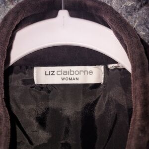 Liz Claiborne Black Velvet Jacket